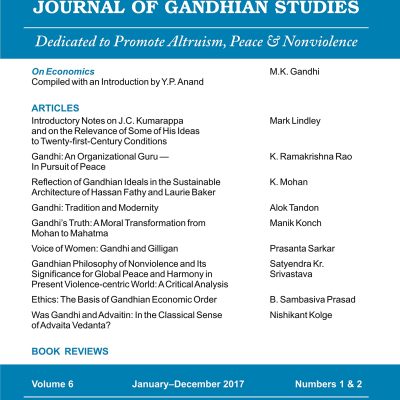 Gitam Journal of Gandhian Studies (Vol. 4 No. 1)