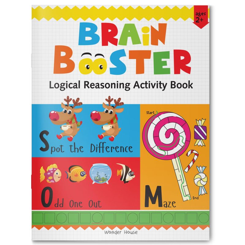 Preschool Activity Book Brain Booster - Logical Reasoning Activity Book For Kids