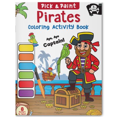 Pick And Paint Coloring Activity Book For Kids: Pirates