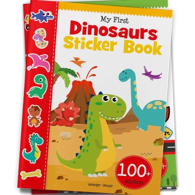 Dinosaur World Reusable Sticker Book For Chindren
