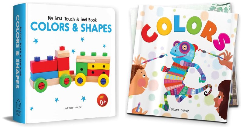 My First Book Of Touch And Feel - Colors And Shapes : Touch And Feel Board Book For Children