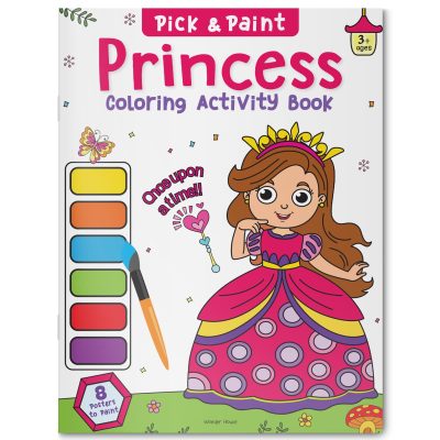 Pick And Paint Coloring Activity Book For Kids Princess