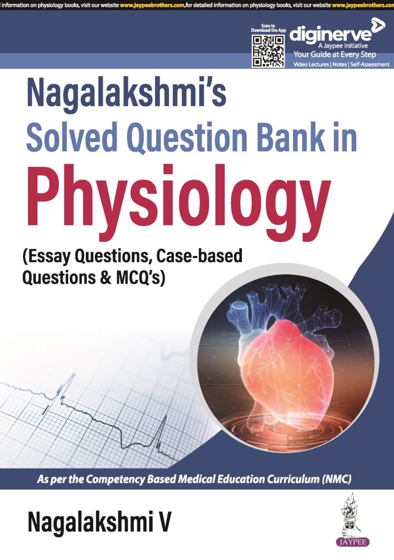 Nagalakshmi's Solved Question Bank In Physiology (Essay Questions, Case-Based Questions & Mcqs)
