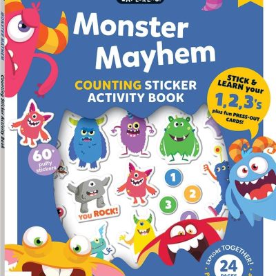 Junior Explorers: Monster Mayhem Counting Activity Book