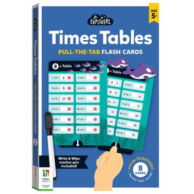 Junior Explorers Pull & Learn Flashcards Times Tables