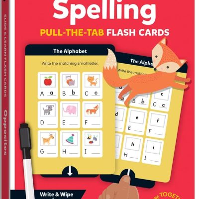Junior Explorers Pull And Learn Flashcards: Spelling